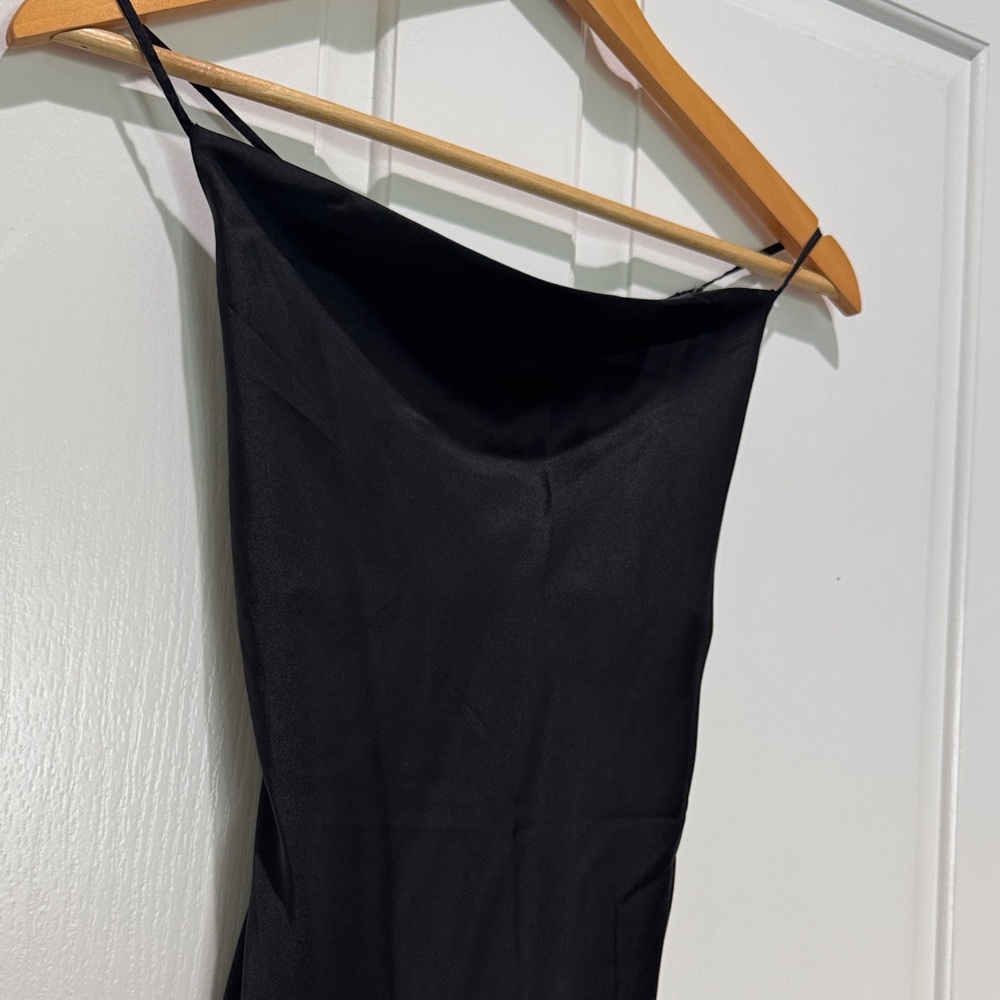 Hollister Black Mini Slip Dress